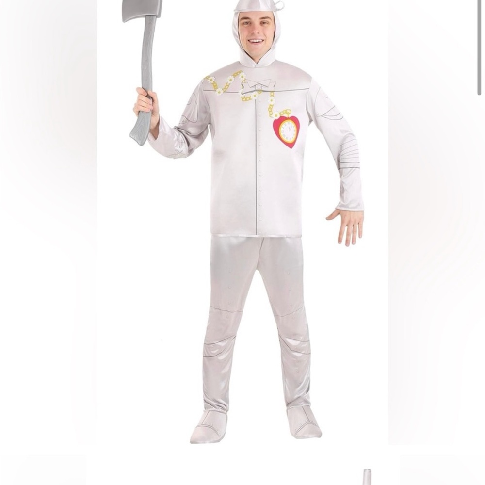 Rubie's Men's Wizard of Oz Tin Man Costume Standard Size and Axe Accessory